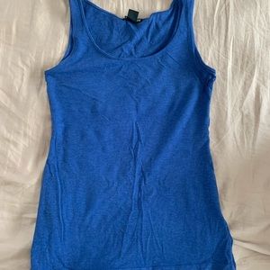 Blue crop top
